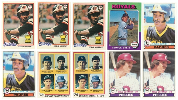 1975-1979 Topps/SSPC Baseball Set Collection Including Multiple Complete Sets (Over 7000 Cards Included!)